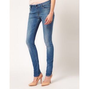 Denham Cleaner Regular light wash skinny jeans 25